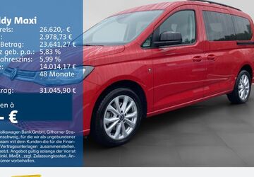 VW Caddy Maxi 55.204 km 26.620 &euro; Bochum 44892